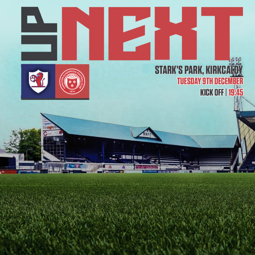 Raith Rovers v Hamilton Accies | 09/12/25